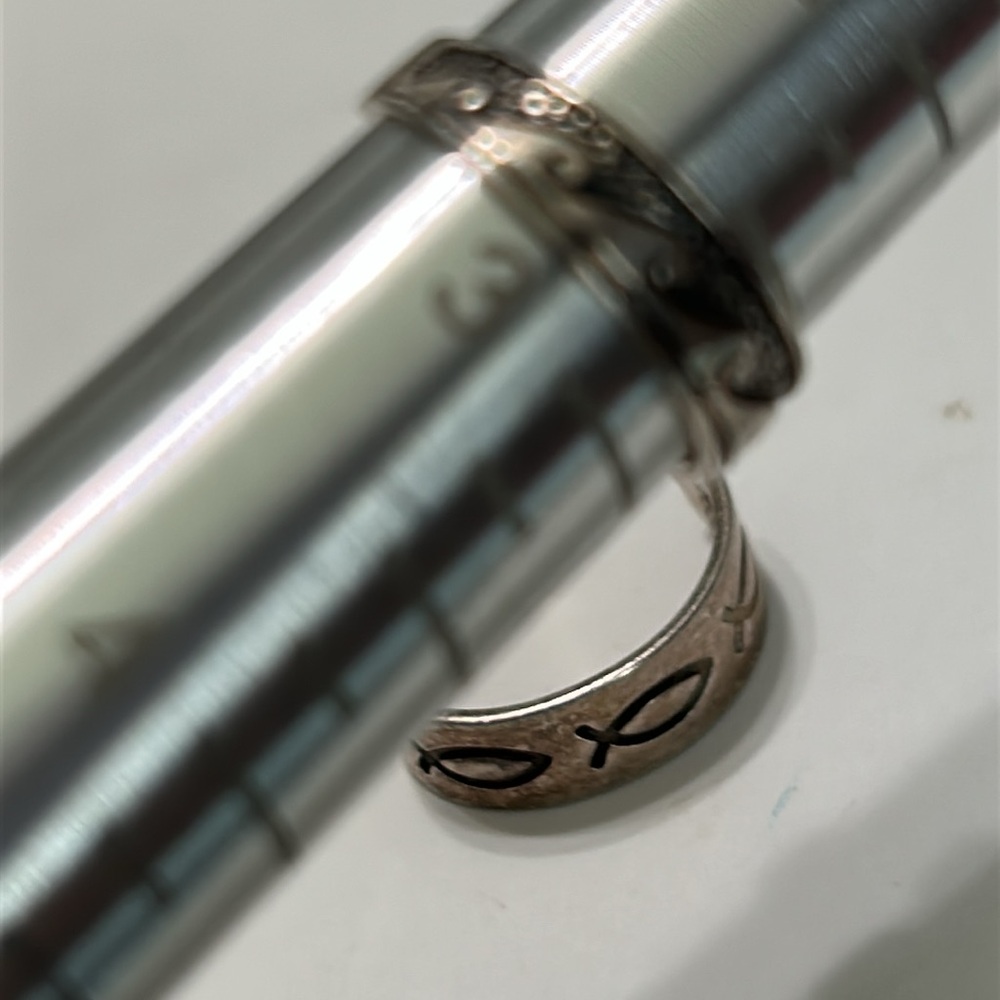 Sterling Silver Adjustable / Toe Ring Bundle With… - image 5